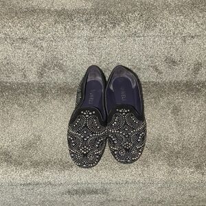 Van Eli Black Studded Flats